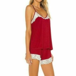 Flora Nikrooz Frida red pajama set